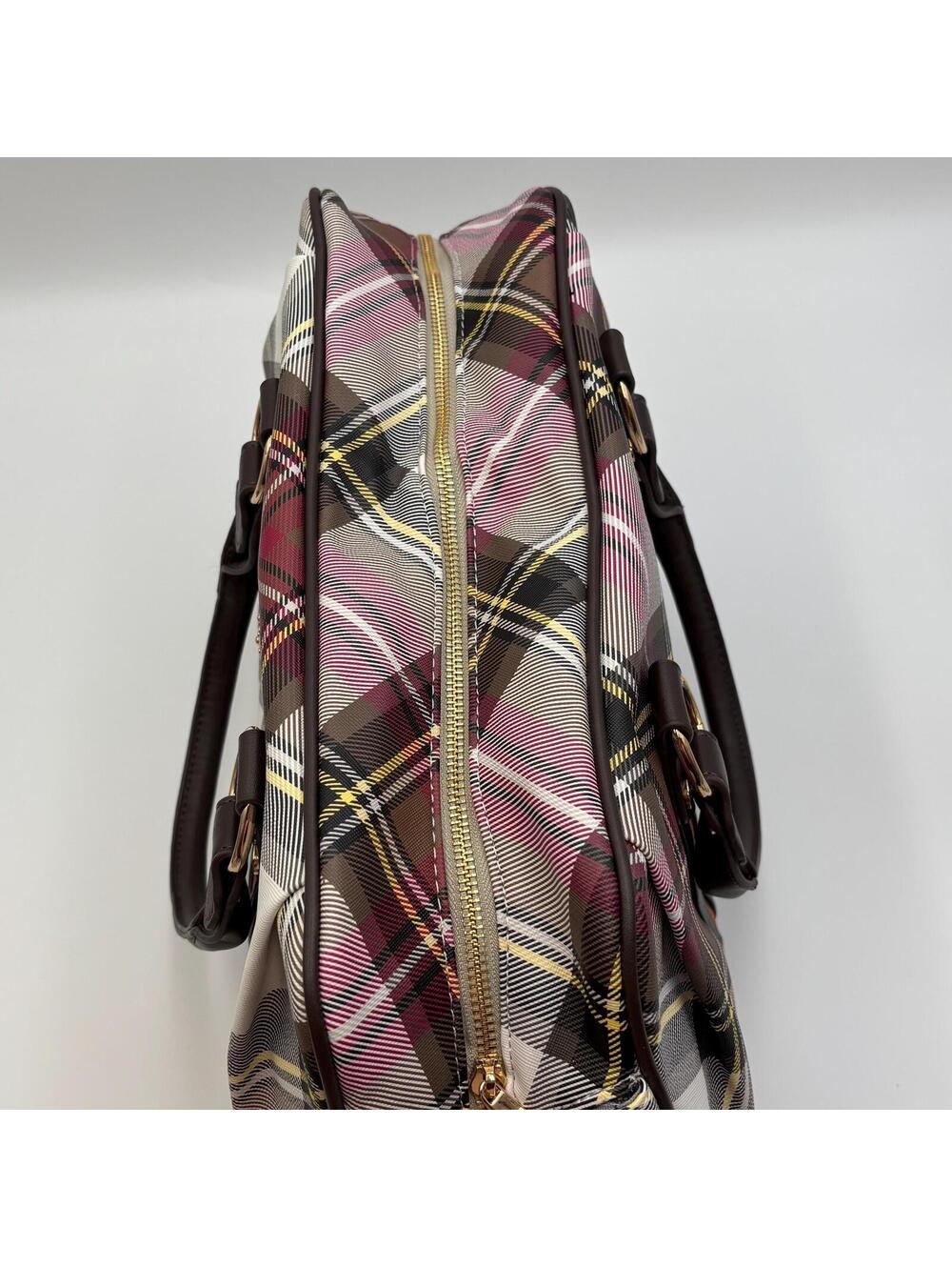 Vivienne Westwood Derby Tartan Bowler Bag - Picture 8 of 11